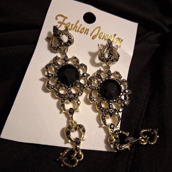 steampunk Jewelry - vintage steampunk earrings